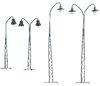 Railway lamp, lattice mast lamp - H0