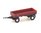 Agricultural trailer, dark red (HER 065955-002)