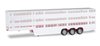 Cattle transporter trailer, red (HER 076333-002)