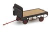 Trailer electric platform truck, black, 1:160, resin ready made, painted (AR 316.14-BK)