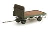 Trailer electric platform truck, green, 1:160, ready made, painted (AR 316.14-GN)