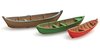 Rowing boats (3x), 1:160, ready made from resin, painted (AR 316.04)