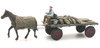 Kohlenwagen mit Pferd, 1:87, Fertigmodell, lackiert (AR 387.276)