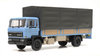 DAF tilt-cab 1982 open bed truck with canvas blue, 1:87 (AR 487.052.01)