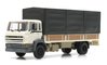 DAF tilt-cab 1987 open bed truck with canvas white, 1:87 (AR 487.053.02)